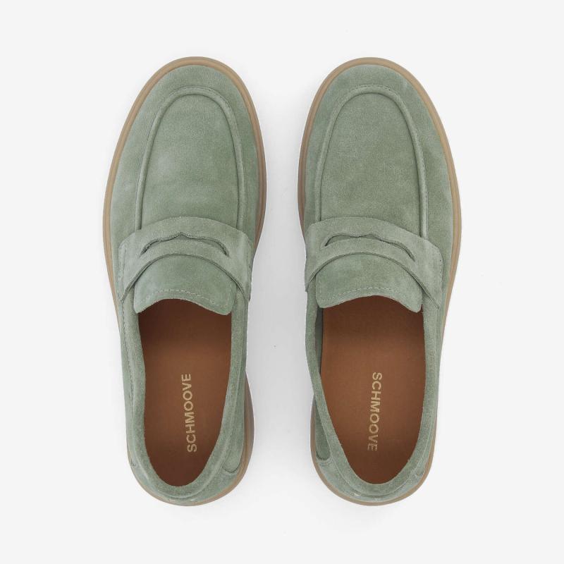LOAFLY MOC M - SUEDE - GREEN